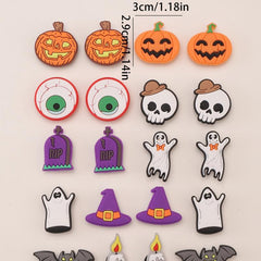 20pcs Halloween Shoe Charm Clog Decoration DIY Shoe Accessories