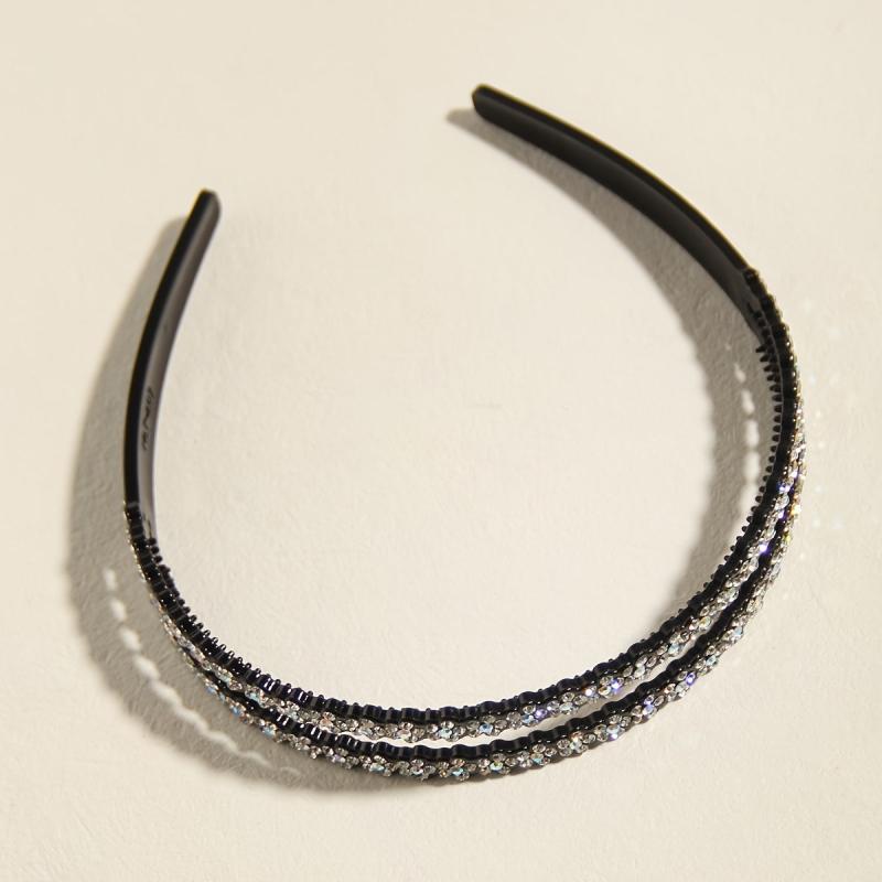 Rhinestone Headband Crystal Hairband Hair Hoops for Women Girls