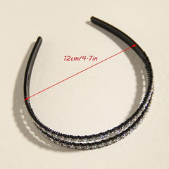 Rhinestone Headband Crystal Hairband Hair Hoops for Women Girls