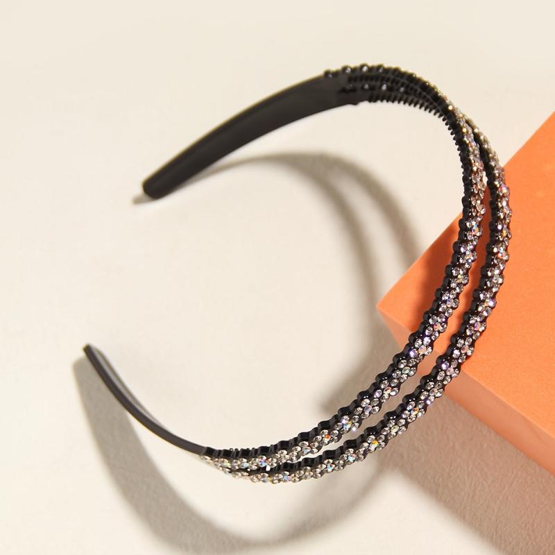 Rhinestone Headband Crystal Hairband Hair Hoops for Women Girls