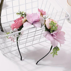 Boho Flower Leaf Headband Sweet Hair Band Women Girls Beach Party Costume