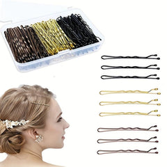 150pcs Bobby Pins Solid Side Clip Hair Styler Hair Accessories