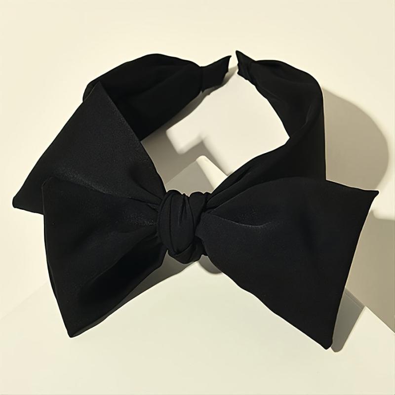 Sweet Solid Bow Knot Hairband Hair Accessories