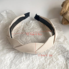 Braided Fabric Headband French Hairband Vintage Style Solid Hair Accessories