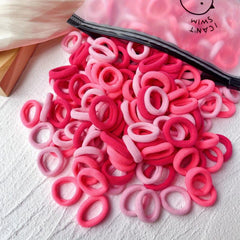 100 Packs Kids' Plush Hair Ties - Elastic Hair Rope - Hair Accessories
