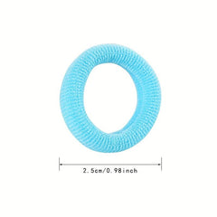 100 Packs Kids' Plush Hair Ties - Elastic Hair Rope - Hair Accessories