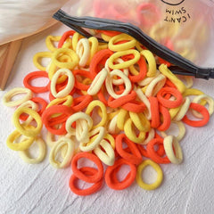 100 Packs Kids' Plush Hair Ties - Elastic Hair Rope - Hair Accessories