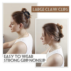 6pcs Large Hair Claw Clips Thick Thin Hair Matte Square Hair Claws Clips