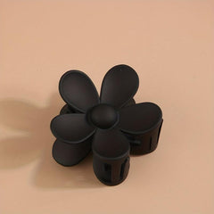 6pcs Large Rectangle Hair Claw Clips Matte Flower Hair Clips For Women