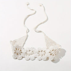 Hollow Crochet Hair Scarf Weaving Headband Hair Bundle