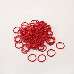 Chinese Year Red Hair Tie Elastic Ponytail Holder Hair Accessories
