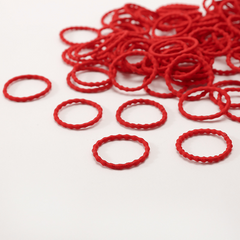 Chinese Year Red Hair Tie Elastic Ponytail Holder Hair Accessories