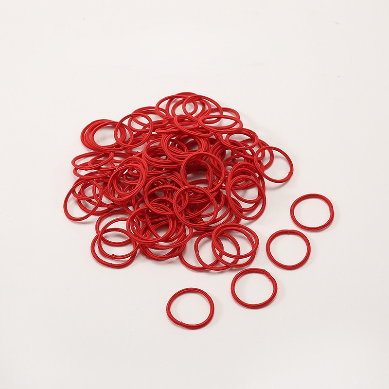 Chinese Year Red Hair Tie Elastic Ponytail Holder Hair Accessories
