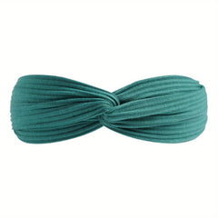 Boho Knotted Cross Headband Non Slip Hair Band for Girls