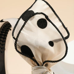 Bow Mesh Dot Headband Women's Sweet Hairband Hair Accessories