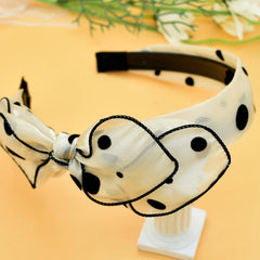 Bow Mesh Dot Headband Women's Sweet Hairband Hair Accessories