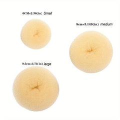 3pcs Bun Maker Hair Ornaments Easy Bun Hair Tool