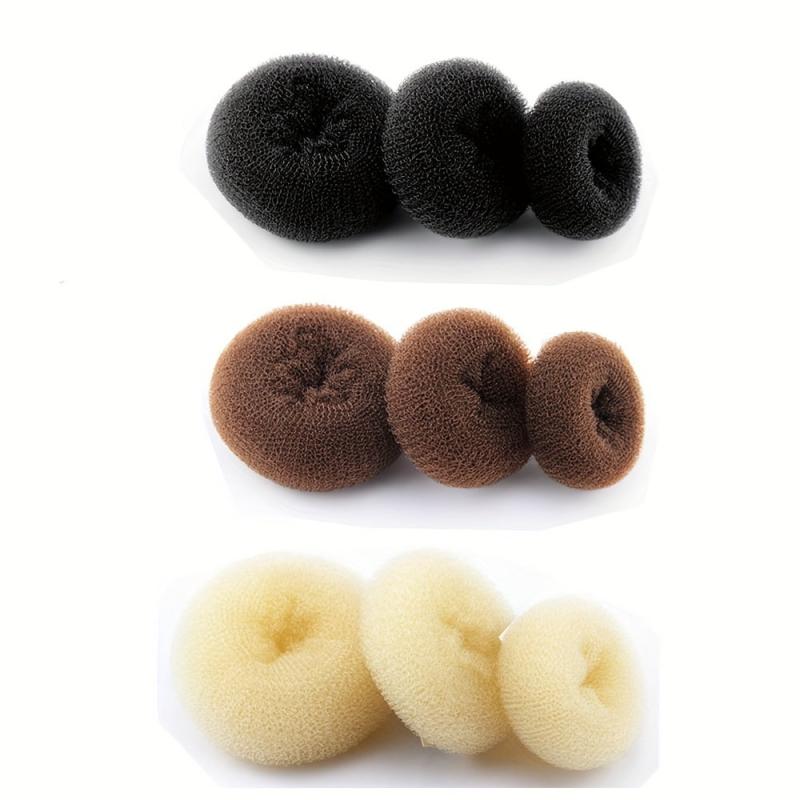 3pcs Bun Maker Hair Ornaments Easy Bun Hair Tool