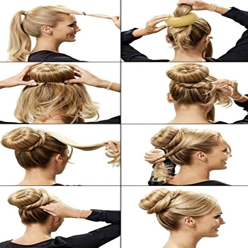 3pcs Bun Maker Hair Ornaments Easy Bun Hair Tool