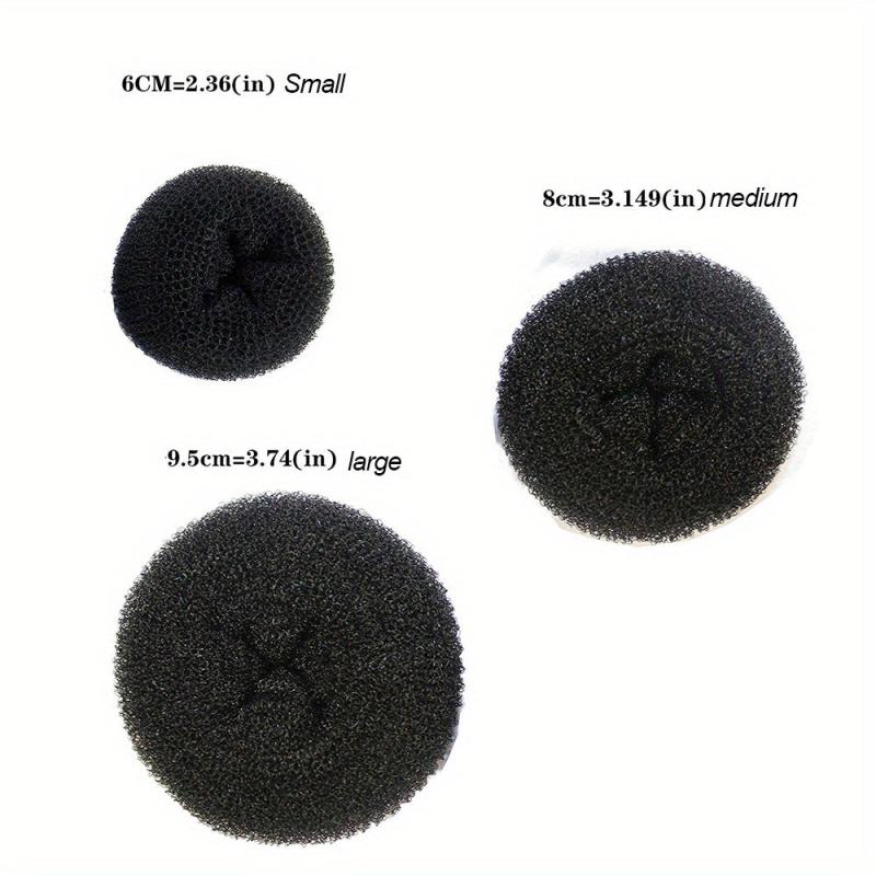 3pcs Bun Maker Hair Ornaments Easy Bun Hair Tool