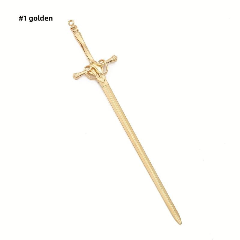Sword Hair Pin Vintage Alloy Headwear Non Slip Hair Accessory