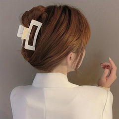5pcs Acrylic Women's Hair Claw - Back Head Hair Updo Shark Claw