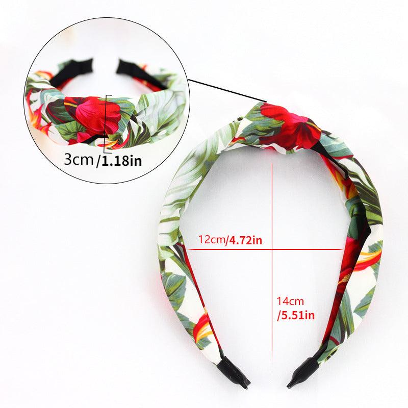 Polka Dot Criss Cross Headband Hair Accessories