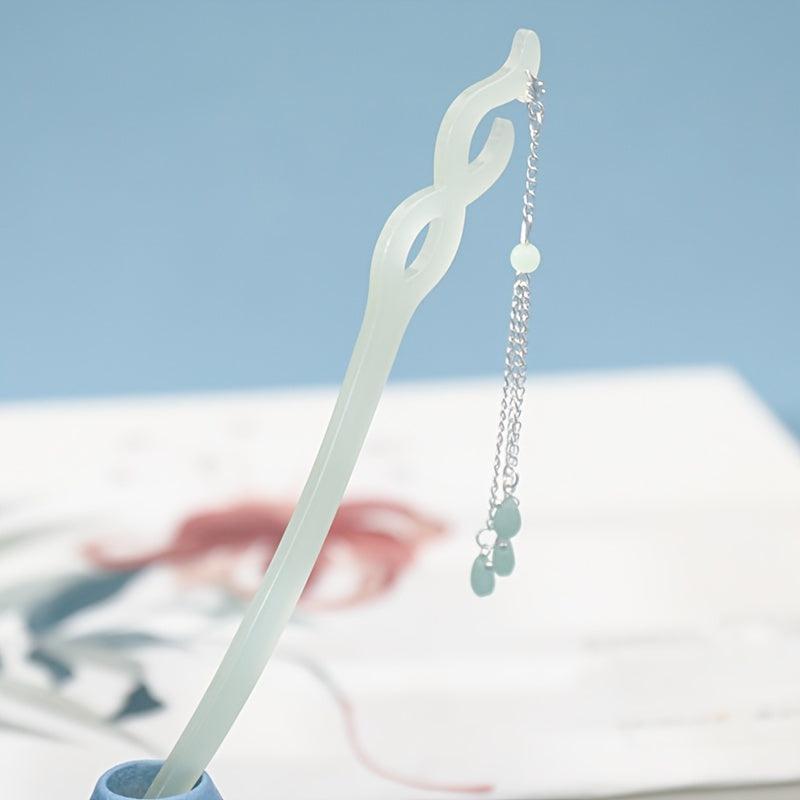 Classic Hair Pin Sticks Acetic Acid Tassel for Women