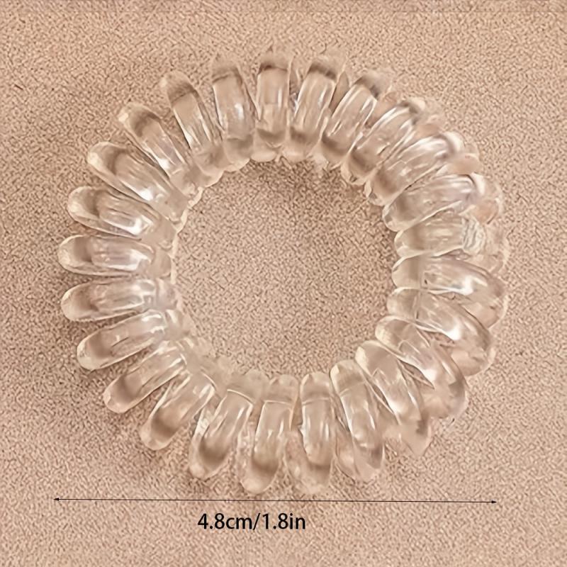 20pcs Spiral Hair Tie Elastic Hair Ring Hair Accessories