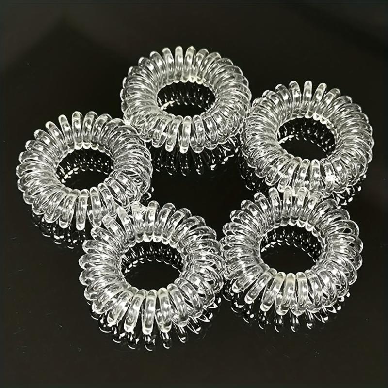 20pcs Spiral Hair Tie Elastic Hair Ring Hair Accessories