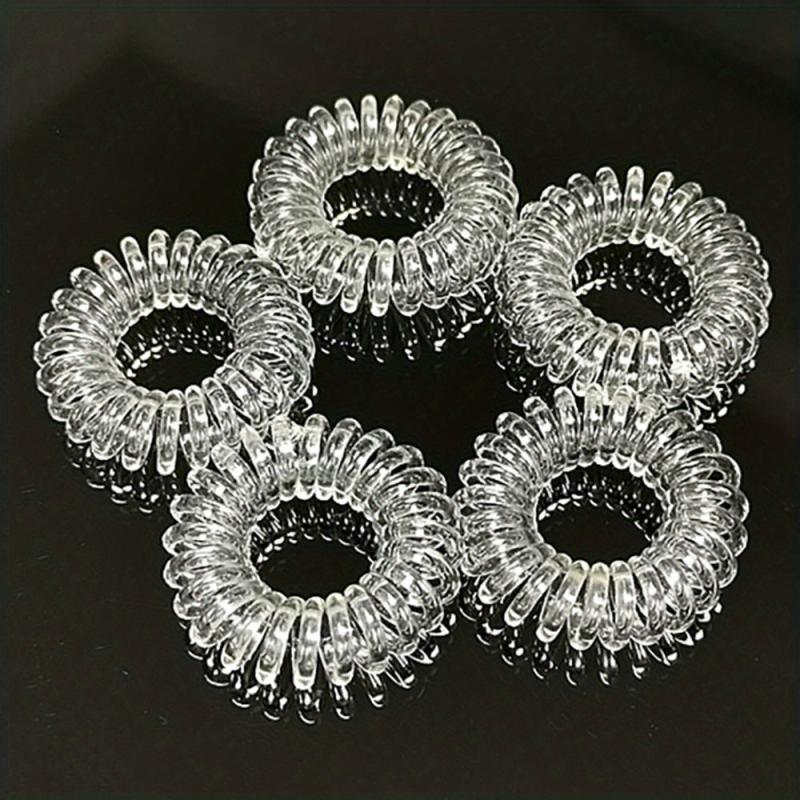 20pcs Spiral Hair Tie Elastic Hair Ring Hair Accessories