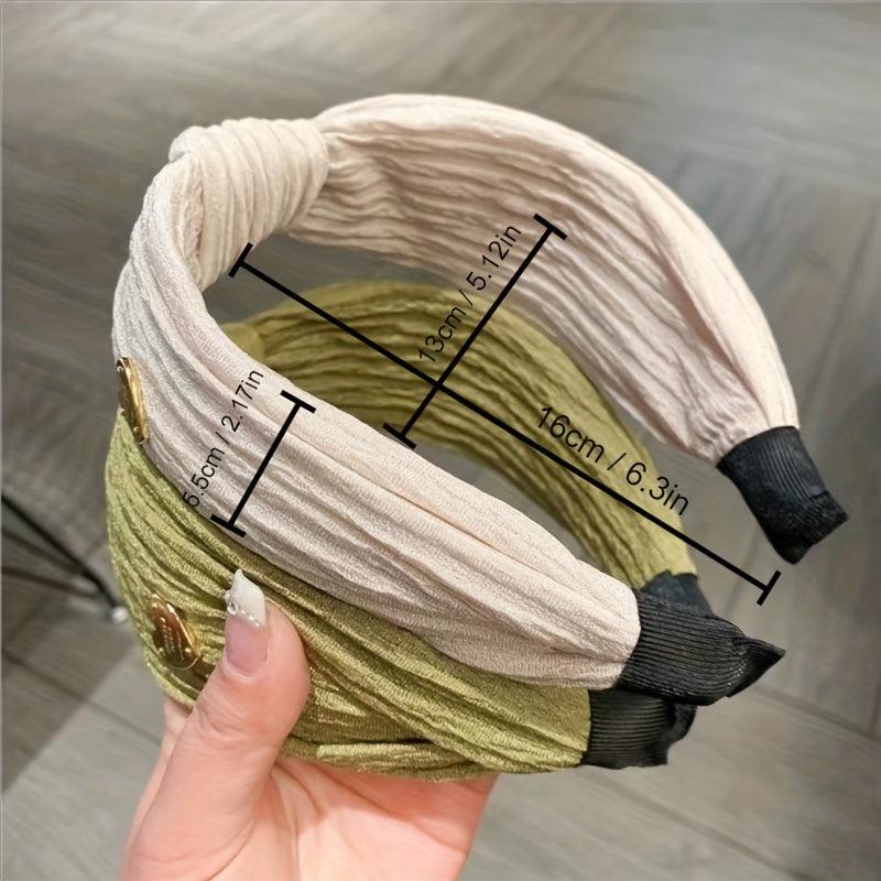 Knotted Headband Women's Headband Wide Hair Band Hair Accessory