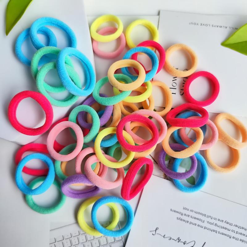 895PCS Girls Hair Accessories Set High Elasticity Hair Bands Ponytail Ropes