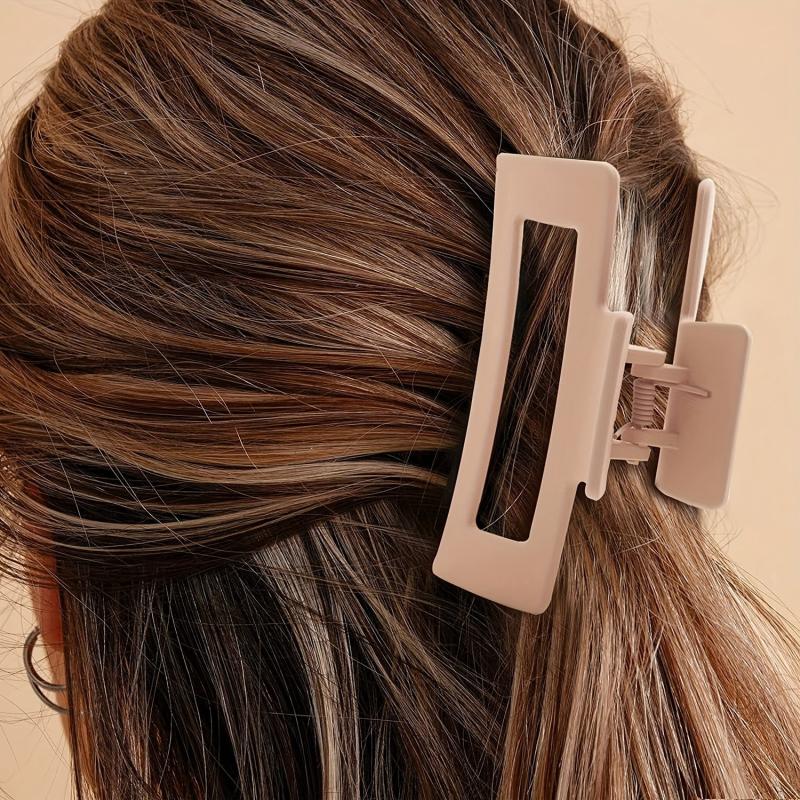 6PCS Frosted Matte Hair Claw Non slip Hair Accessories