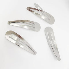 50pcs Silvery Metal Hair Clips Small Hair Styling Clips