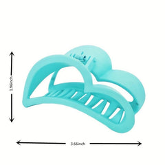 Heart Shape Hair Claw Frosted Hair Accessory