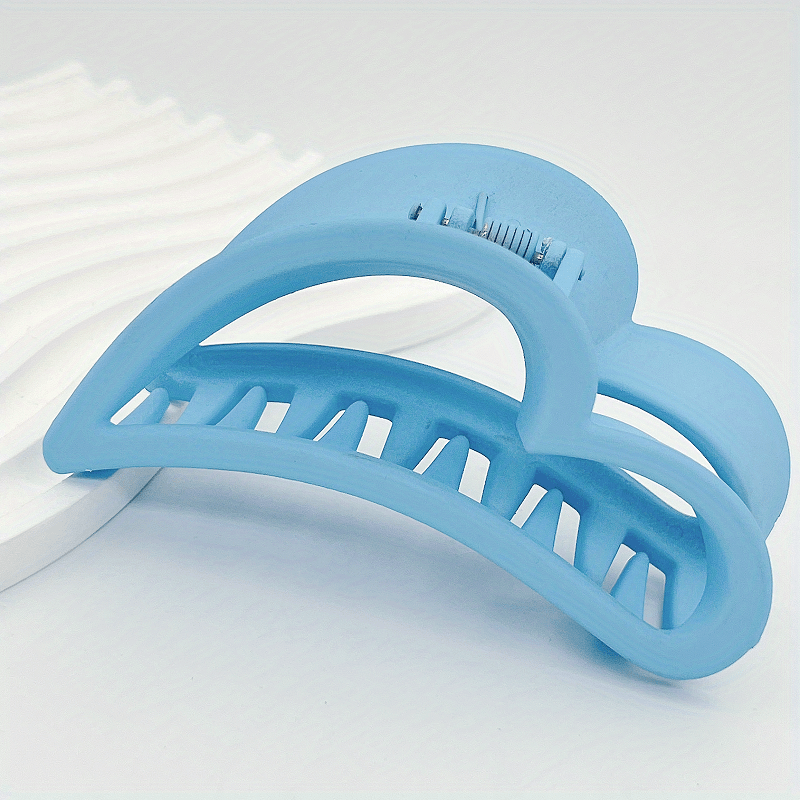 Heart Shape Hair Claw Frosted Hair Accessory