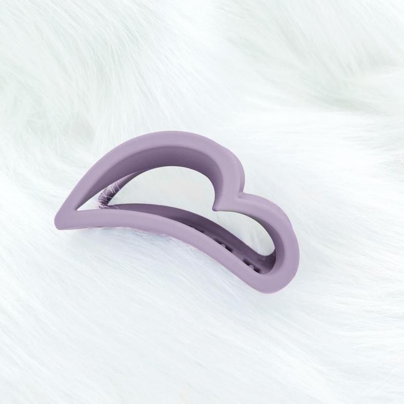 Heart Shape Hair Claw Frosted Hair Accessory