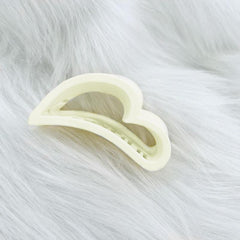 Heart Shape Hair Claw Frosted Hair Accessory