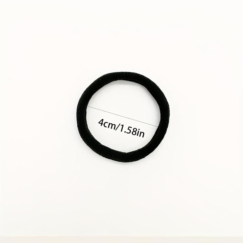 50pcs Elastic Hair Tie Candy Hair Ring Ponytail Holder Hair Accessories