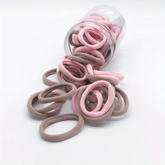 50pcs Elastic Hair Tie Candy Hair Ring Ponytail Holder Hair Accessories