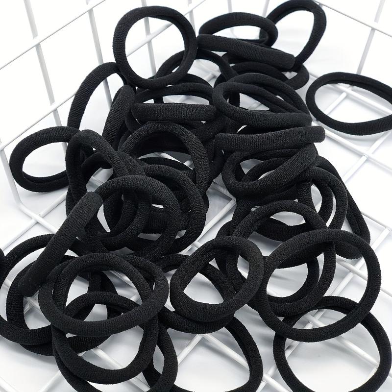 50pcs Elastic Hair Tie Candy Hair Ring Ponytail Holder Hair Accessories