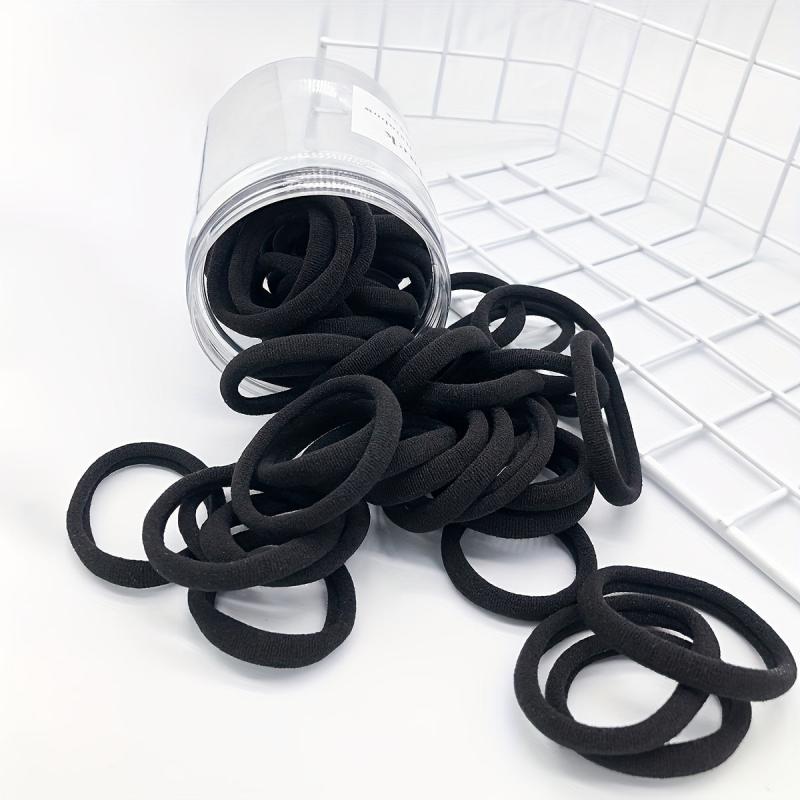 50pcs Elastic Hair Tie Candy Hair Ring Ponytail Holder Hair Accessories