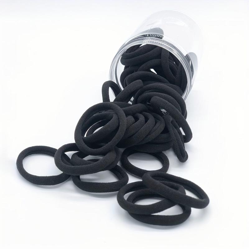 50pcs Elastic Hair Tie Candy Hair Ring Ponytail Holder Hair Accessories