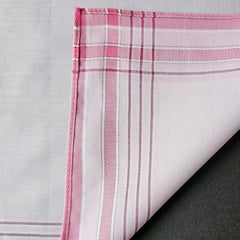 3pcs Striped Printed Satin Pocket Square Towel