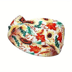 Maple Leaf Pattern Headband Sweat Absorbing for Yoga Running Exercise