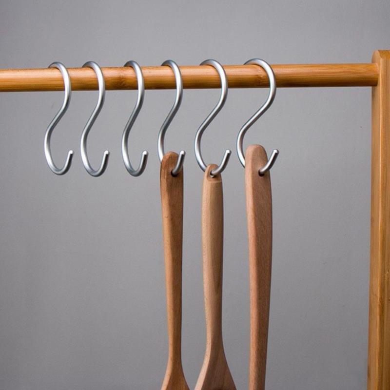 10pcs Stainless Steel Kitchen Storage Hooks Hangers