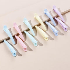12pcs Plastic Hair Clips Candy Strong Hold Grip Hair Jaw Clip For Thick Hair