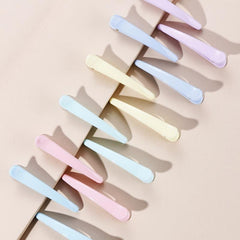 12pcs Plastic Hair Clips Candy Strong Hold Grip Hair Jaw Clip For Thick Hair