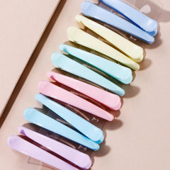 12pcs Plastic Hair Clips Candy Strong Hold Grip Hair Jaw Clip For Thick Hair